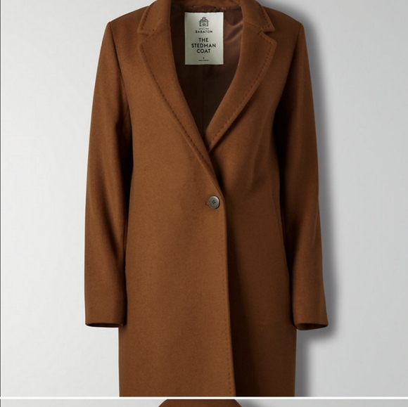 Babaton Jackets & Blazers - Babaton Stedman Wool Coat in Rich Camel